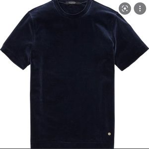 SCOTCH & SODA - Velvet Blue T-shirt - Medium